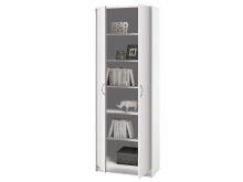 Aktenschrank >Olli< in Weiß - 72x198x35cm (BxHxT)