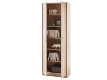 Aktenschrank >Olli< in Sonoma-Eiche - 72x198x35cm (BxHxT)