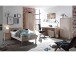 Aktenschrank >Olli< in Sonoma-Eiche - 72x198x35cm (BxHxT)