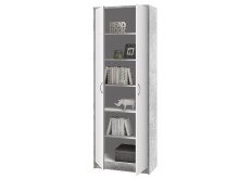 Aktenschrank >Olli< in Beton - 72x198x35cm (BxHxT)