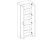 Aktenschrank >Olli< in Beton - 72x198x35cm (BxHxT)