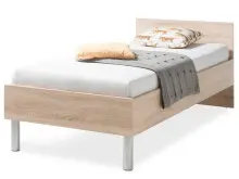 Bett >Olli< in Sonoma-Eiche - 96x76x206cm (BxHxT)