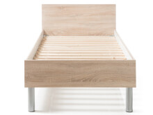 Bett >Olli< in Sonoma-Eiche - 96x76x206cm (BxHxT)