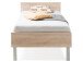 Bett >Olli< in Sonoma-Eiche - 96x76x206cm (BxHxT)