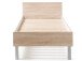 Bett >Olli< in Sonoma-Eiche - 96x76x206cm (BxHxT)