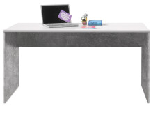 Schreibtisch >Olli< in Beton - 150x75x75cm (BxHxT)