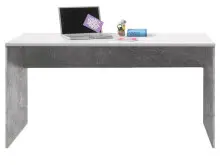 Schreibtisch >Olli< in Beton - 150x75x75cm (BxHxT)