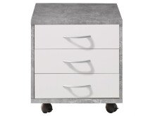 Rollcontainer >Olli< in Beton - 46x48x54cm (BxHxT)