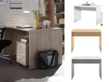 Schreibtisch >Olli< - 106x75x75cm (BxHxT)