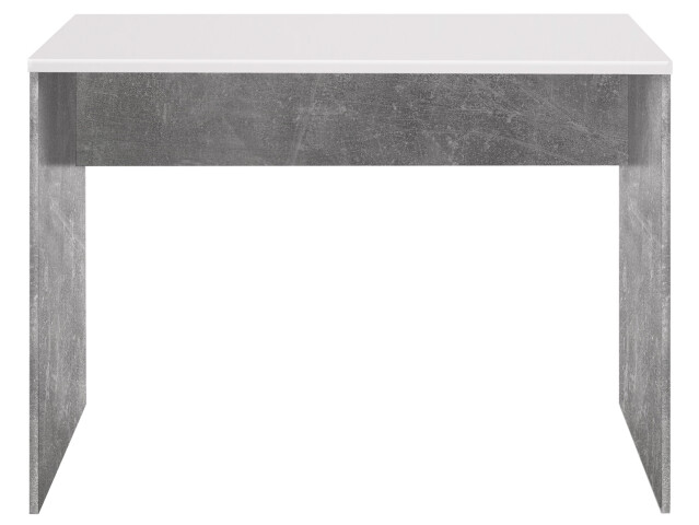 Schreibtisch >Olli< in Beton - 106x75x75cm (BxHxT)