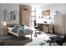 Jugendzimmer-Set >Olli< in Sonoma-Eiche