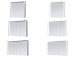 Spiegelschrank >Kirkja< in Weiß - 86x68x17,5cm (BxHxT)
