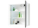 Spiegelschrank >Kirkja< in Weiß - 86x68x17,5cm (BxHxT)
