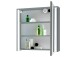 Spiegelschrank >Kirkja< in Weiß - 86x68x17,5cm (BxHxT)