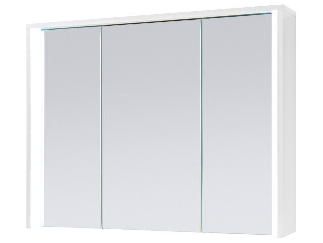 Spiegelschrank >Kirkja< in Weiß - 86x68x17,5cm (BxHxT)