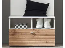 Sitzbank >Fee< in Wildeiche aus Kunststoff -...