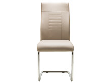 Esszimmerstuhl >Luton< (4-er Set) in Cappuccino Braun - 46x98x60 (BxHxT)