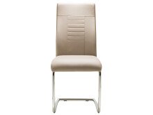 Esszimmerstuhl >Luton< (4-er Set) in Cappuccino Braun - 46x98x60 (BxHxT)