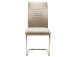 Esszimmerstuhl >Luton< (4-er Set) in Cappuccino Braun - 46x98x60 (BxHxT)