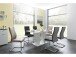Esszimmerstuhl >Luton< (4-er Set) in Cappuccino Braun - 46x98x60 (BxHxT)