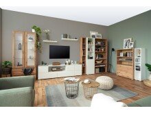 TV-Board >Ravenna< in Weiß Matt - 160x55x40cm (BxHxT)