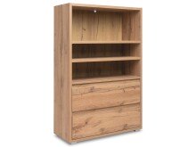 Regal >Ravenna< in Honig-Eiche - 85x131x37cm (BxHxT)