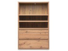 Regal >Ravenna< in Honig-Eiche - 85x131x37cm (BxHxT)