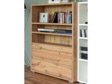 Regal >Ravenna< in Honig-Eiche - 85x131x37cm (BxHxT)