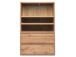 Regal >Ravenna< in Honig-Eiche - 85x131x37cm (BxHxT)