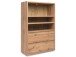 Regal >Ravenna< in Honig-Eiche - 85x131x37cm (BxHxT)