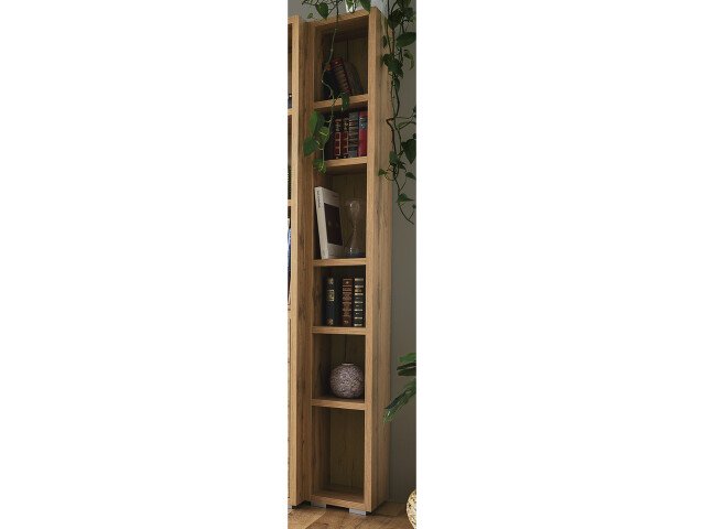 Regal >Ravenna IV< in Honig-Eiche - 25x191x27cm (BxHxT)