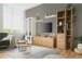 Regal >Ravenna V< in Honig-Eiche - 45x191x37cm (BxHxT)