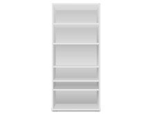 Regal >Ravenna< in Weiß/Matt - 85x191x37cm (BxHxT)