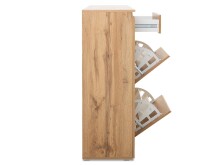Schuhschrank >Ravenna III< - 137,6x109x37cm (BxHxT)