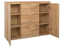Schuhschrank >Ravenna III< - 137,6x109x37cm (BxHxT)