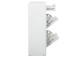 Schuhschrank >Ravenna III< - 137,6x109x37cm (BxHxT)