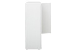 Schuhschrank >Ravenna III< in Weiß/Matt - 137.6x109x37cm (BxHxT)