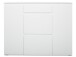 Schuhschrank >Ravenna III< in Weiß/Matt - 137.6x109x37cm (BxHxT)