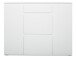Schuhschrank >Ravenna III< in Weiß/Matt - 137.6x109x37cm (BxHxT)