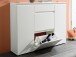 Schuhschrank >Ravenna III< in Weiß/Matt - 137.6x109x37cm (BxHxT)