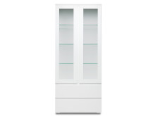 Vitrine >Ravenna I< aus Glas - 80x191x40cm (BxHxT)