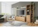 Vitrine >Ravenna I< aus Glas - 80x191x40cm (BxHxT)
