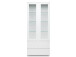 Vitrine >Ravenna I< aus Glas - 80x191x40cm (BxHxT)