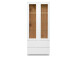 Vitrine >Ravenna I< aus Glas - 80x191x40cm (BxHxT)