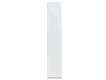 Vitrine >Ravenna I< in Weiß/Matt aus Glas - 80x191x40cm (BxHxT)