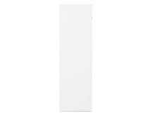 Kommode >Bremen IX< in Alu-Optik aus Kunststoff - 74x111x35cm (BxHxT)