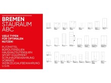 Kommode >Bremen IX< in Alu-Optik aus Kunststoff - 74x111x35cm (BxHxT)