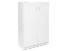 Kommode >Bremen IX< in Alu-Optik aus Kunststoff - 74x111x35cm (BxHxT)