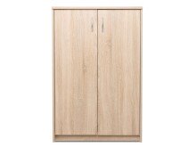 Kommode >Bremen IX< in Alu-Optik aus Kunststoff - 74x111x35cm (BxHxT)