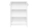 Kommode >Bremen IX< in Alu-Optik aus Kunststoff - 74x111x35cm (BxHxT)